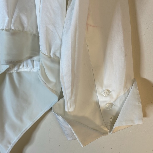 NWT. JEANNIE MAI x INC 2X Button Up Long Sleeve Shirt Top Bodysuit. - Picture 12 of 12